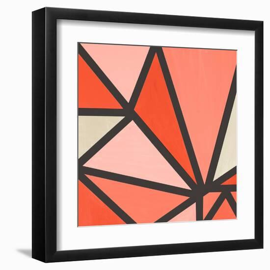 Mindful Peachy I-Susan Bryant-Framed Art Print