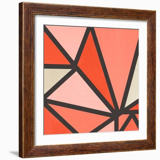 Mindful Peachy I-Susan Bryant-Framed Art Print
