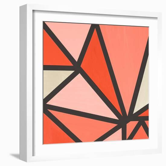 Mindful Peachy I-Susan Bryant-Framed Art Print