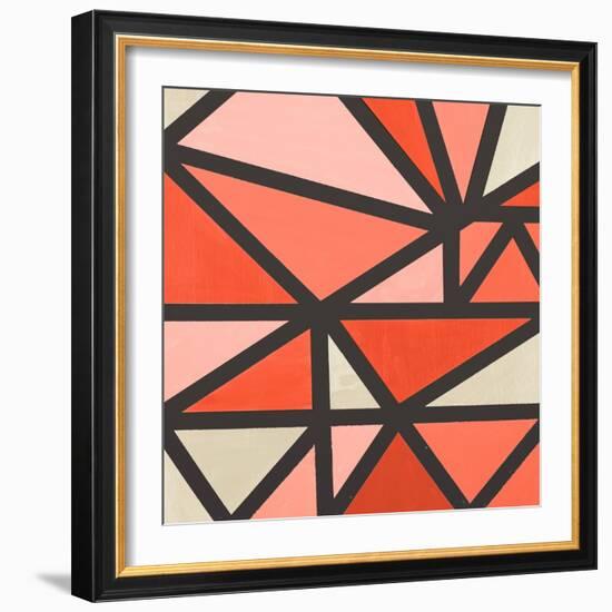 Mindful Peachy II-Susan Bryant-Framed Art Print