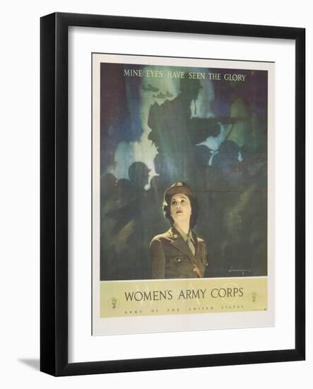 Mine Eyes Have Seen the Glory Poster-Jes Schlaikjer-Framed Giclee Print