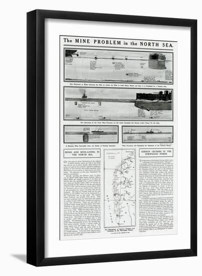 Mine Problem in North Sea-G.h. Davis-Framed Art Print