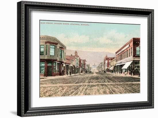 Mine Street, Anaconda-null-Framed Art Print