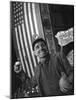 Miner at a Fairground, Conisbrough, Near Doncaster, South Yorkshire, 1955-Michael Walters-Mounted Photographic Print