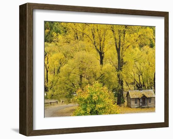 Miner's Cottage, Arrowtown, Otago, South Island, New Zealand, Pacific-Jochen Schlenker-Framed Photographic Print