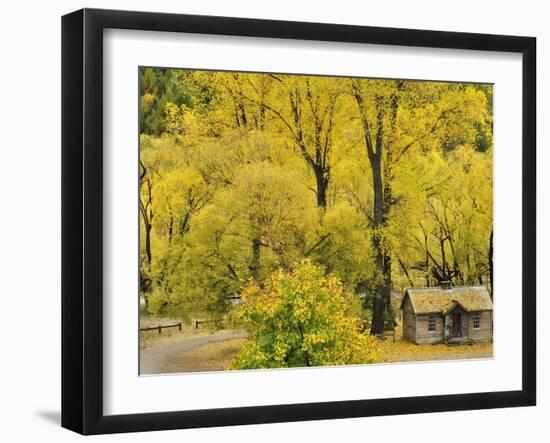 Miner's Cottage, Arrowtown, Otago, South Island, New Zealand, Pacific-Jochen Schlenker-Framed Photographic Print