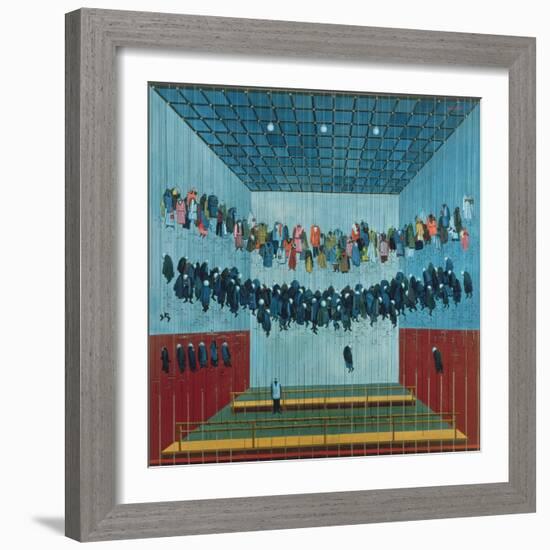 Miner's Dressing Room, 1982-Tamas Galambos-Framed Giclee Print