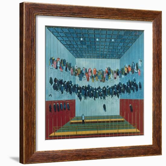 Miner's Dressing Room, 1982-Tamas Galambos-Framed Giclee Print