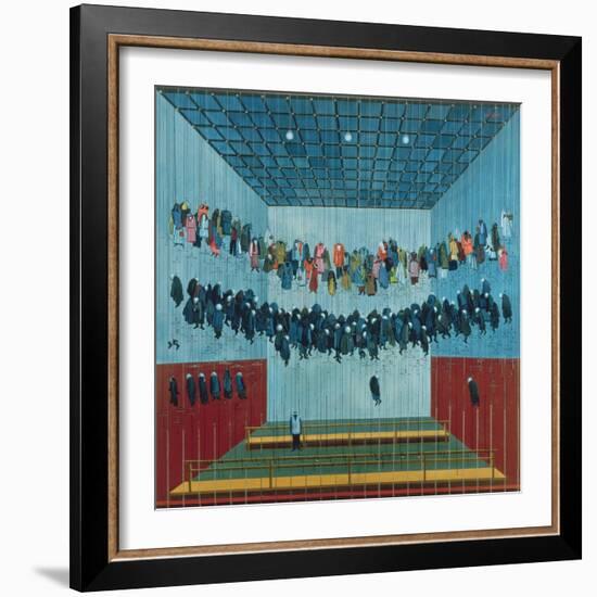 Miner's Dressing Room, 1982-Tamas Galambos-Framed Giclee Print