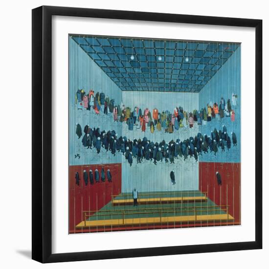 Miner's Dressing Room, 1982-Tamas Galambos-Framed Giclee Print