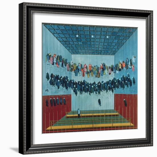 Miner's Dressing Room, 1982-Tamas Galambos-Framed Giclee Print