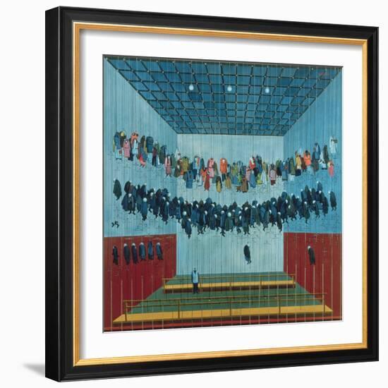 Miner's Dressing Room, 1982-Tamas Galambos-Framed Giclee Print