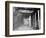 Miner Working in a Coal Mine Photograph-Lantern Press-Framed Art Print