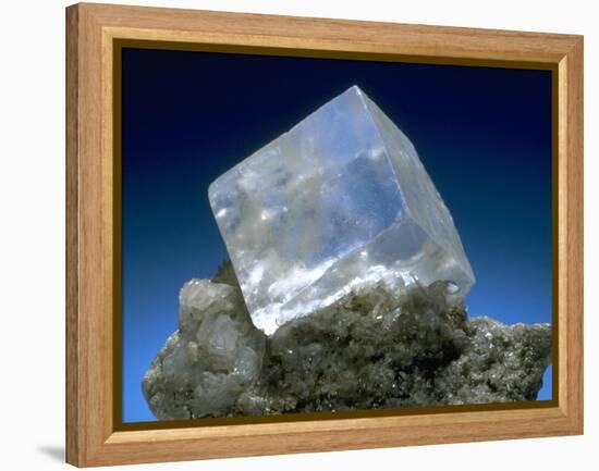 MineralCalendar: Halite. Eisleben, Germany-null-Framed Premier Image Canvas