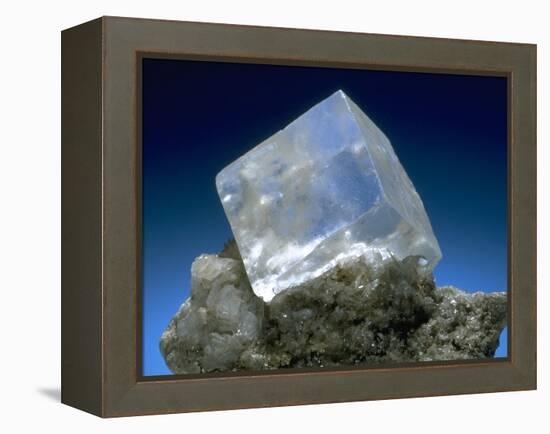 MineralCalendar: Halite. Eisleben, Germany-null-Framed Premier Image Canvas