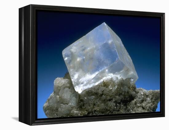 MineralCalendar: Halite. Eisleben, Germany-null-Framed Premier Image Canvas