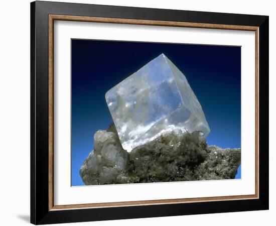 MineralCalendar: Halite. Eisleben, Germany-null-Framed Photographic Print