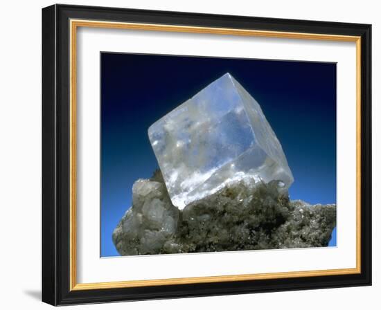 MineralCalendar: Halite. Eisleben, Germany-null-Framed Photographic Print