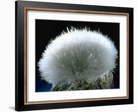 MineralCalendar: Mesolite. Poona, India-null-Framed Photographic Print