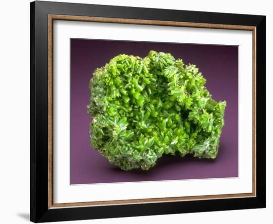 MineralCalendar: Pyromorphite. Ussel, France-null-Framed Premium Photographic Print