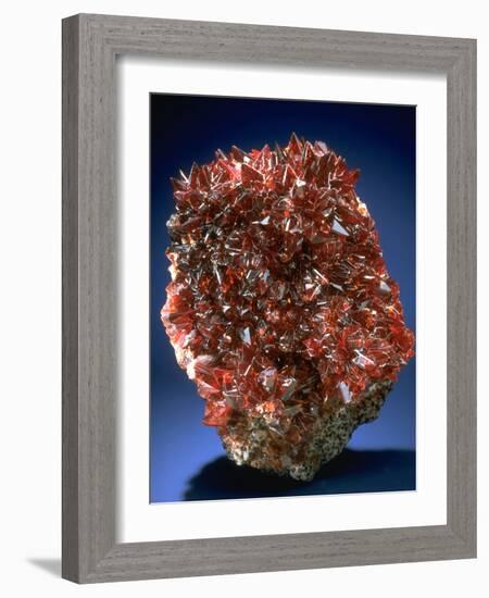 MineralCalendar: Rhodochrosite. South Africa-null-Framed Photographic Print