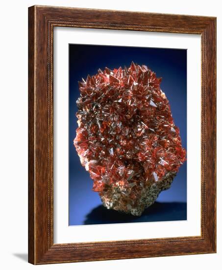 MineralCalendar: Rhodochrosite. South Africa-null-Framed Photographic Print