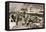 Miners and New Settlers Crowding Dawson City During the Klondyke Gold Rush, 1900-null-Framed Premier Image Canvas