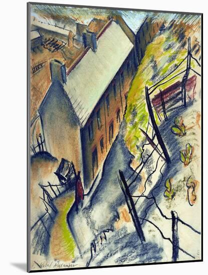 Miners? Houses, Trealaw, 1944-Isabel Alexander-Mounted Giclee Print