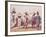 Miners on their Break-null-Framed Giclee Print