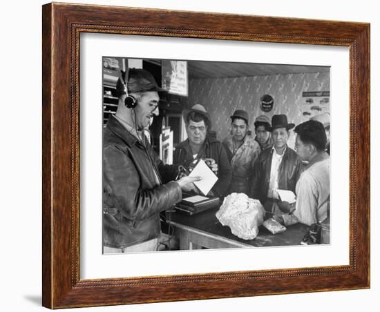 Miners Prospecting Uranium Minerals in New Mexico-Peter Stackpole-Framed Photographic Print