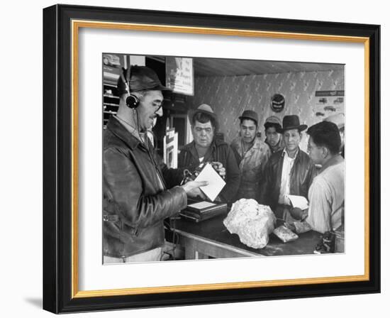 Miners Prospecting Uranium Minerals in New Mexico-Peter Stackpole-Framed Photographic Print