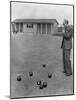 Miners Social Club Bowling Green, Featherstone, West Yorkshire, 1959-Michael Walters-Mounted Photographic Print