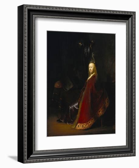 Minerva, 1631-Rembrandt van Rijn-Framed Giclee Print