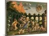 Minerva Chasing the Vices from the Garden of Virtue-Andrea Mantegna-Mounted Giclee Print