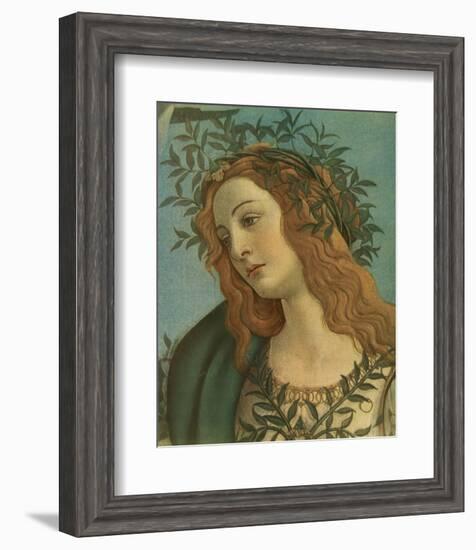 Minerva (detail)-Sandro Botticelli-Framed Premium Giclee Print