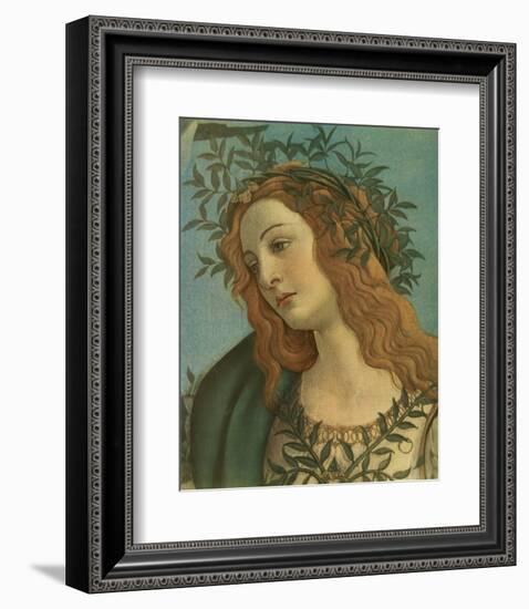 Minerva (detail)-Sandro Botticelli-Framed Premium Giclee Print