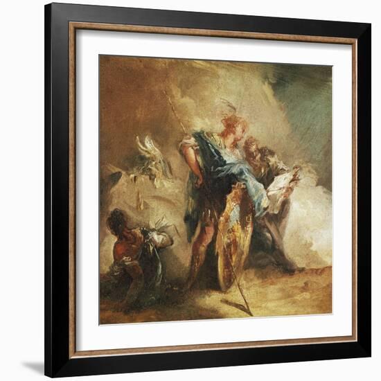 Minerva Dictating Laws-Giovanni Battista Tiepolo-Framed Giclee Print