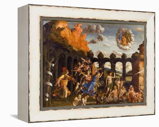 Minerva Expelling the Vices from the Garden of Virtue-Andrea Mantegna-Framed Premier Image Canvas