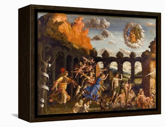 Minerva Expelling the Vices from the Garden of Virtue-Andrea Mantegna-Framed Premier Image Canvas