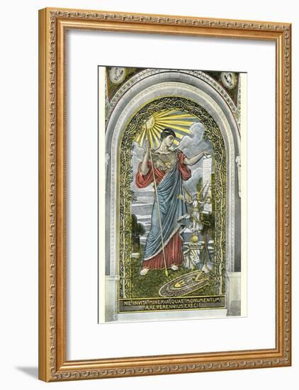 Minerva, Library of Congress, Washington, DC-null-Framed Art Print