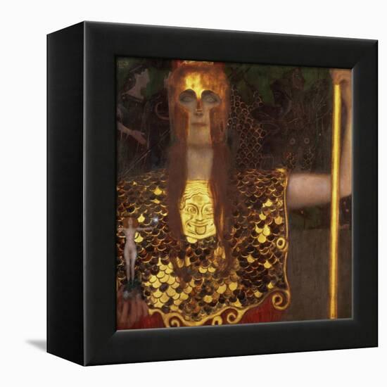 Minerva or Pallas Athena-Gustav Klimt-Framed Premier Image Canvas