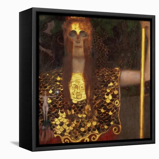 Minerva or Pallas Athena-Gustav Klimt-Framed Premier Image Canvas