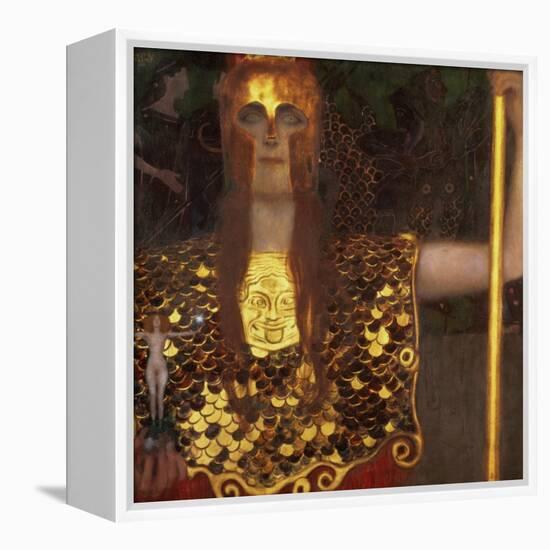 Minerva or Pallas Athena-Gustav Klimt-Framed Premier Image Canvas