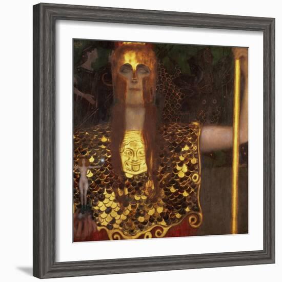 Minerva or Pallas Athena-Gustav Klimt-Framed Giclee Print