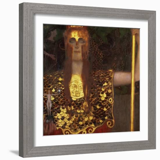 Minerva or Pallas Athena-Gustav Klimt-Framed Giclee Print