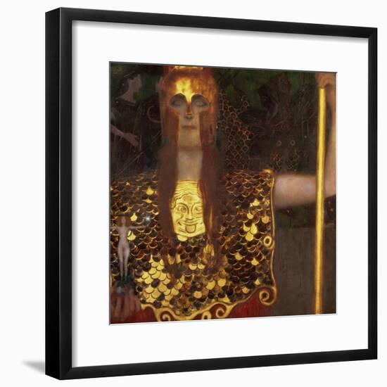 Minerva or Pallas Athena-Gustav Klimt-Framed Giclee Print