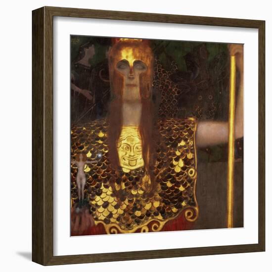 Minerva or Pallas Athena-Gustav Klimt-Framed Giclee Print