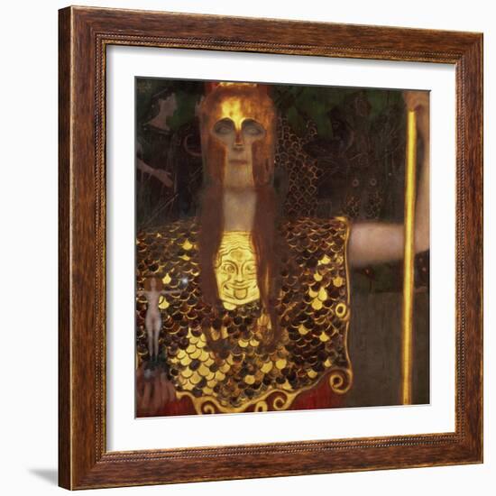 Minerva or Pallas Athena-Gustav Klimt-Framed Giclee Print