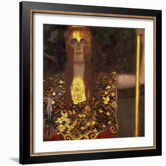 Minerva or Pallas Athena-Gustav Klimt-Framed Giclee Print