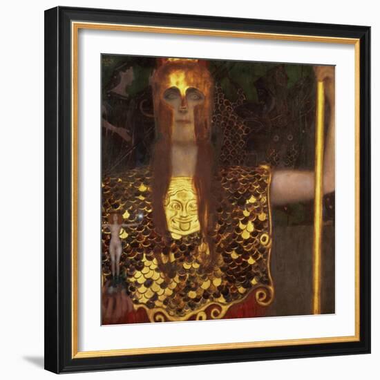 Minerva or Pallas Athena-Gustav Klimt-Framed Giclee Print